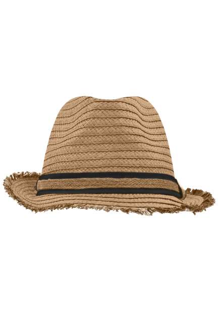 Trendy Summer Hat caramel/black