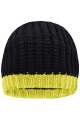 Wintersport Hat black/acid-yellow