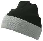 Knitted Cap black/grey