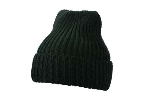 Warm Knitted Cap black