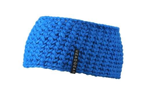 Crocheted Headband aqua