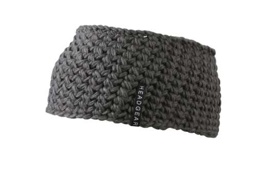 Crocheted Headband carbon