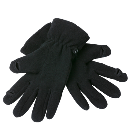 Touch-Screen Fleece Gloves black