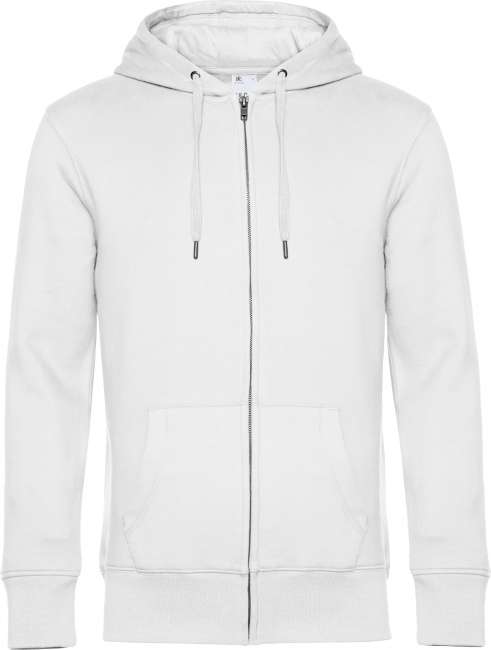 B&C | KING Zipped Hood white