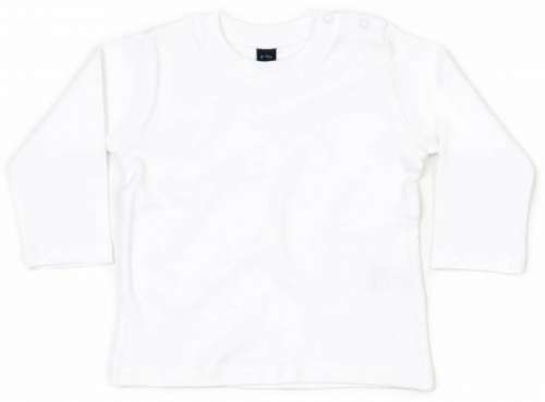 Baby T-Shirt langarm BZ11 Babybugz chic white