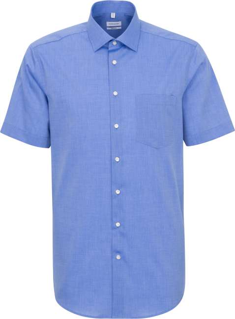 Seidensticker | Shirt Regular SSL mid blue