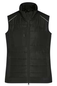 Ladies' Hybrid Vest black/black