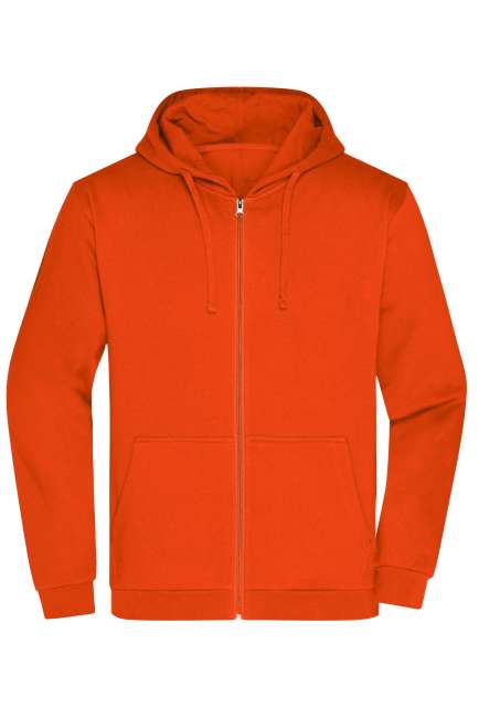 Promo Zip Hoody Men orange