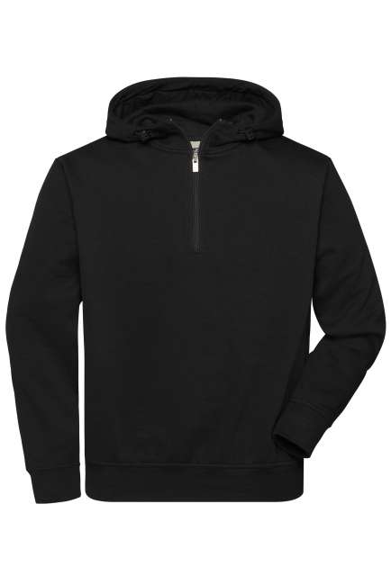 BIO Workwear-Half Zip Hoody black