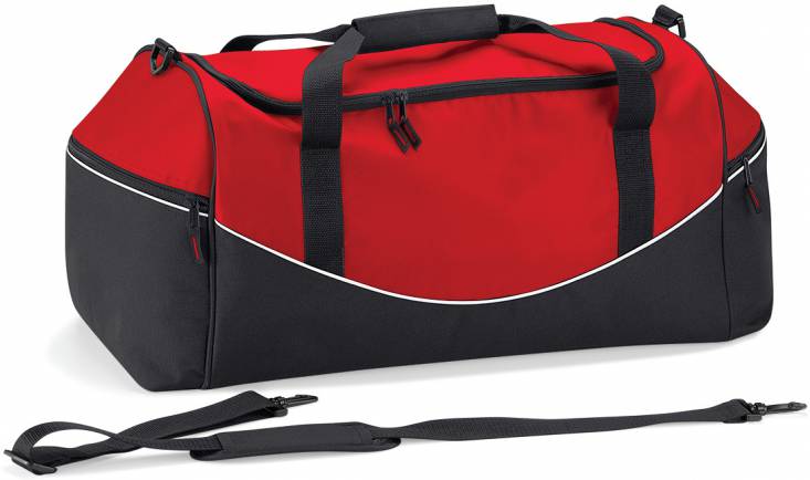 Quadra Teamwear Holdall QS70 Travel Bag Classic Red/Black/White 