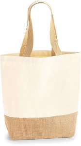 Jute Shopper W450 Westford Mill natural