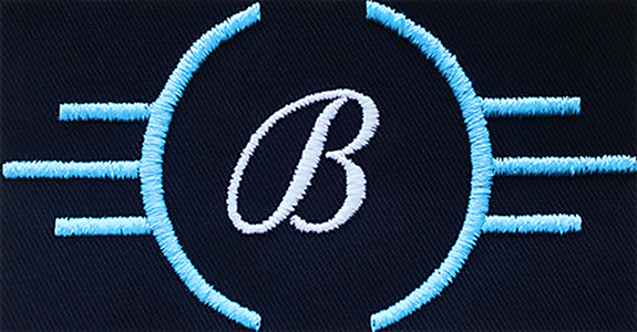 Stickbeispiel Logo